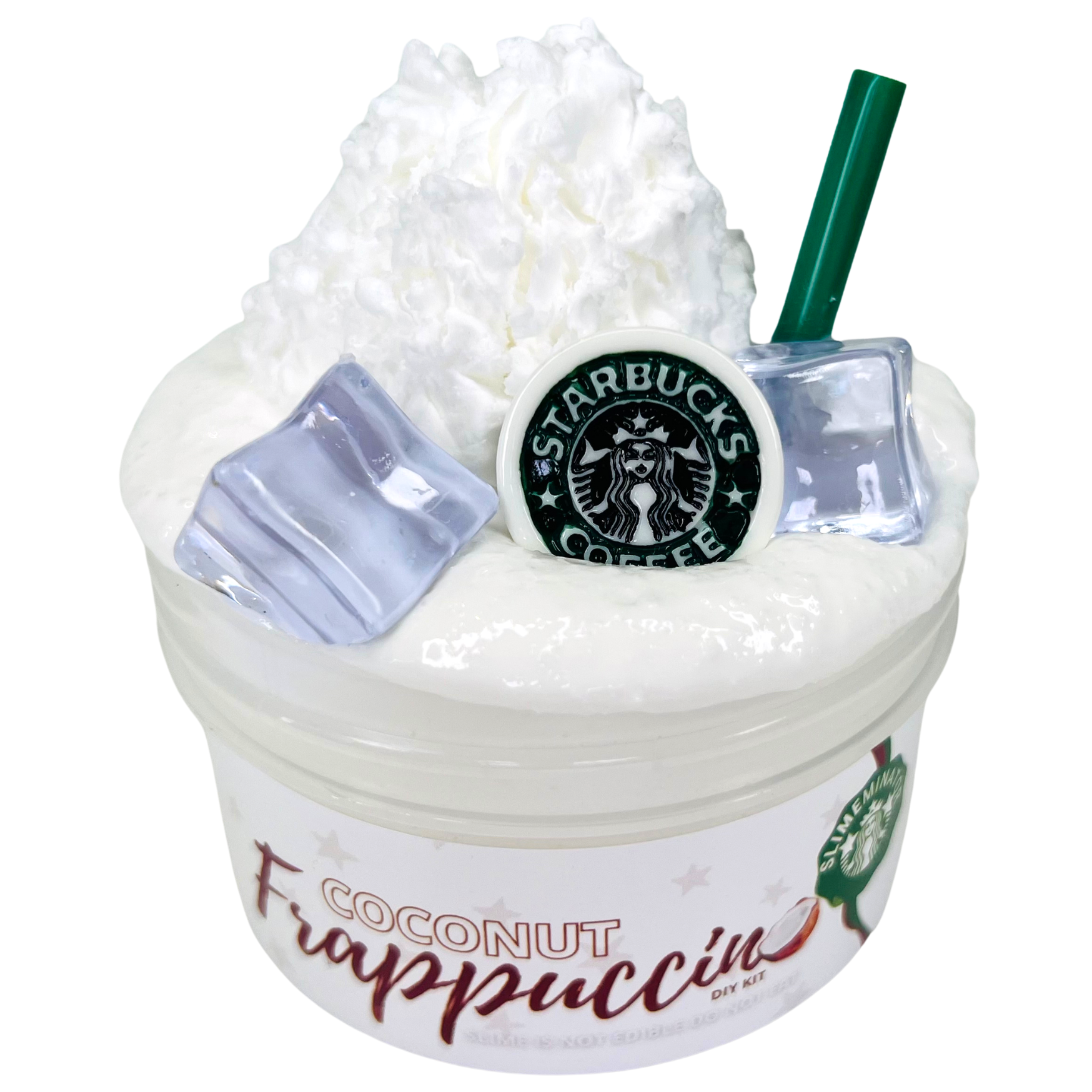 COCONUT FRAPPUCCINO - FIZZ SLIME DIY
