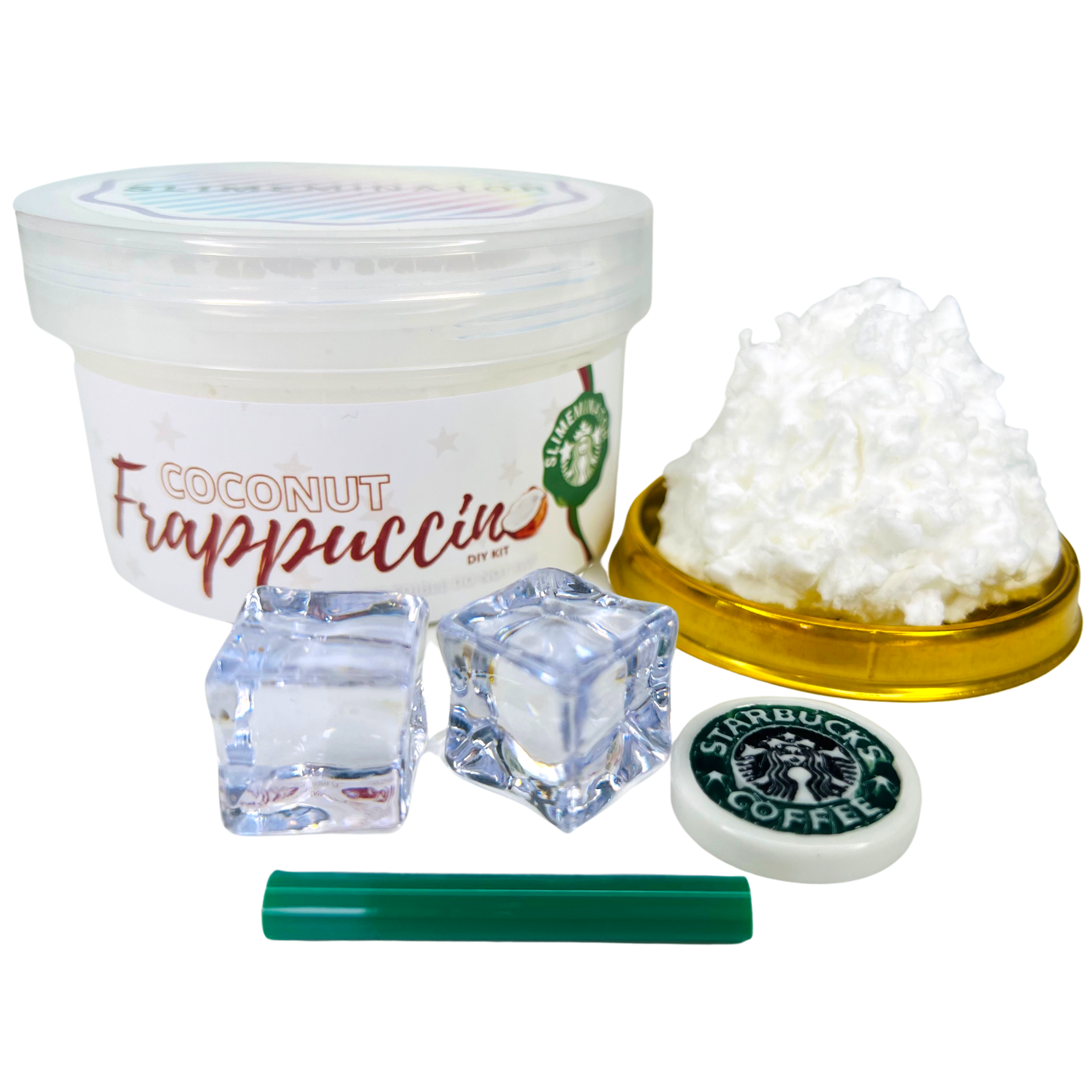 COCONUT FRAPPUCCINO - FIZZ SLIME DIY