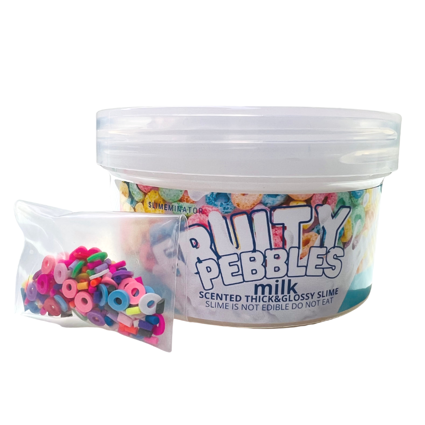 FRUITY PEBBLES MILK SLIME
