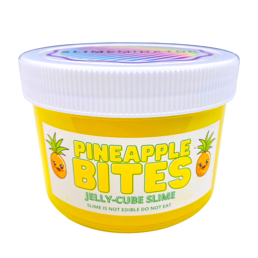 PINEAPPLE BITES-CLEAR SLIME