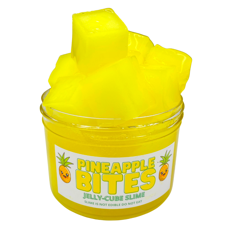 PINEAPPLE BITES-CLEAR SLIME